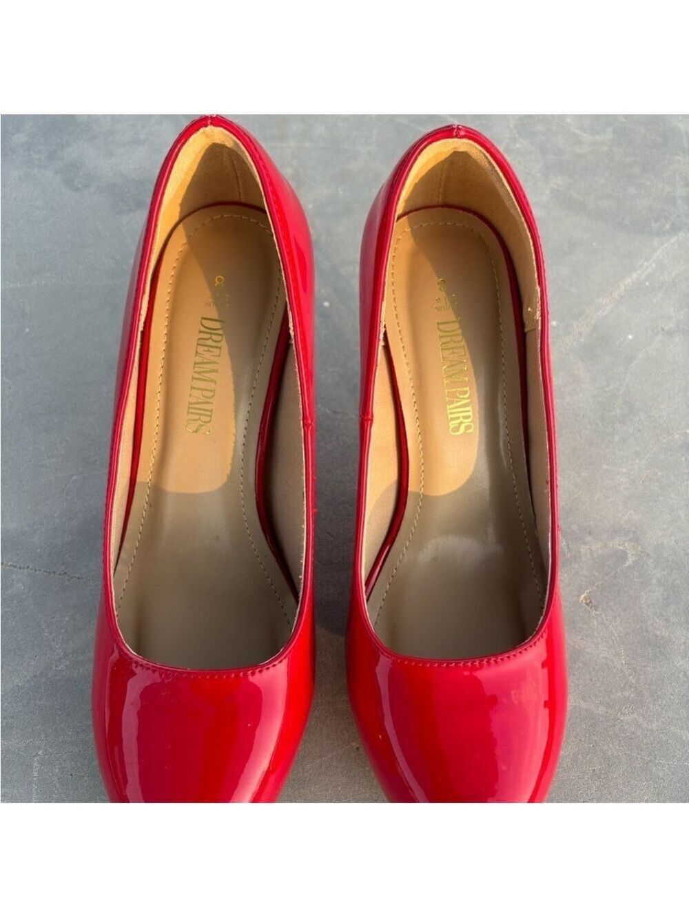 Dream Pairs Red Patent Heels Women Shoes - Picture 11 of 13